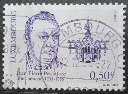 Poštová známka Luxembursko 2005 Jean-Pierre Pescatore, filantrop Mi# 1687
