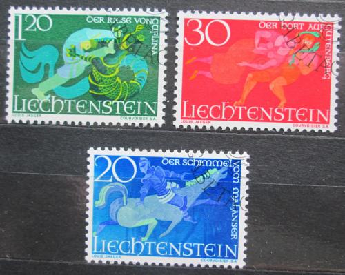 Poštové známky Lichtenštajnsko 1967 Folklór Mi# 475-77