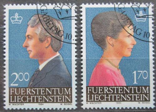 Poštové známky Lichtenštajnsko 1984 Korunní princ a princezna Mi# 864-65 Kat 4.80€