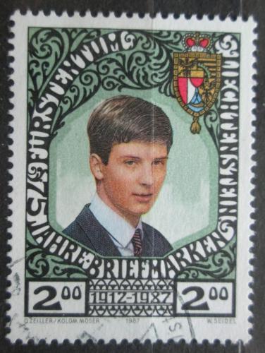 Poštová známka Lichtenštajnsko 1987 Princ Alois Mi# 921 Kat 3.50€