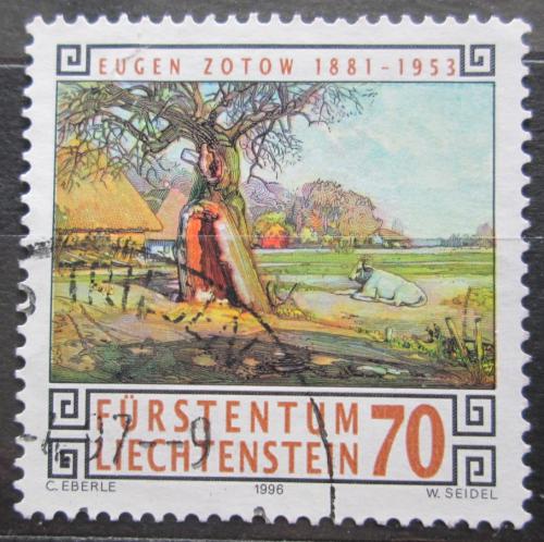 Poštová známka Lichtenštajnsko 1996 Umenie, Eugen Zotow Mi# 1138
