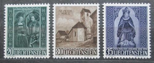 Poštové známky Lichtenštajnsko 1958 Vianoce Mi# 374-76 Kat 14€