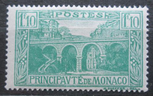Poštová známka Monako 1927 Viadukt u kaple Sainte-Dévote Mi# 99 Kat 15€
