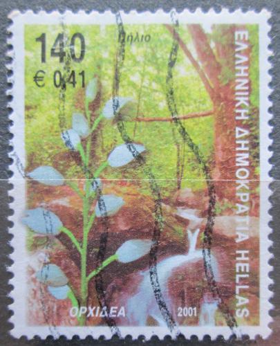 Poštová známka Grécko 2001 Orchideje Mi# 2074