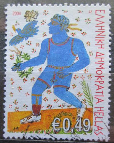 Poštová známka Grécko 2004 LOH Atény, bìžec Mi# 2260