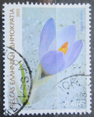 Poštová známka Grécko 2005 Šafrán botanický Mi# 2286