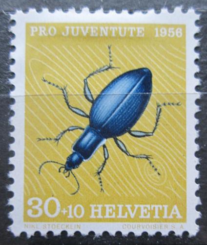 Poštová známka Švýcarsko 1956 Støevlík vrásèitý Mi# 635 Kat 3.20€