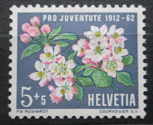 Poštová známka Švýcarsko 1962 Jabloò lesní Mi# 758
