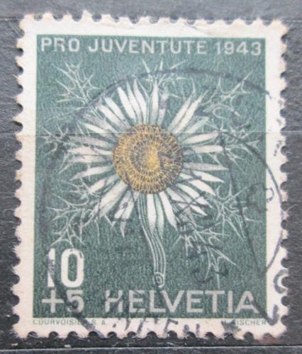 Poštová známka Švýcarsko 1943 Pupava bezlodyžná Mi# 425