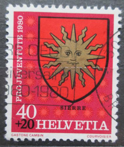 Poštová známka Švýcarsko 1980 Znak Sierre Mi# 1188