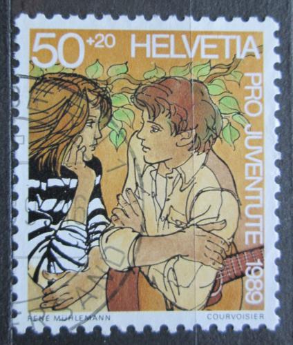Poštová známka Švýcarsko 1989 Rozvoj mládeže Mi# 1406