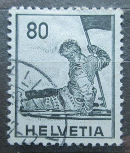 Poštová známka Švýcarsko 1941 Umírající váleèník Mi# 380
