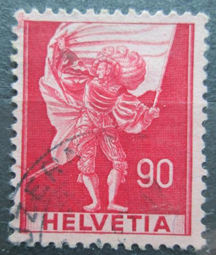 Poštová známka Švýcarsko 1941 Vlajkonoš Mi# 381