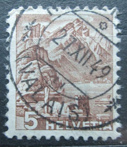 Poštová známka Švýcarsko 1948 Lucernské jezero Mi# 500