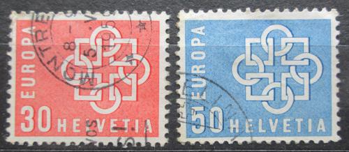Poštové známky Švýcarsko 1959 Európa CEPT Mi# 679-80