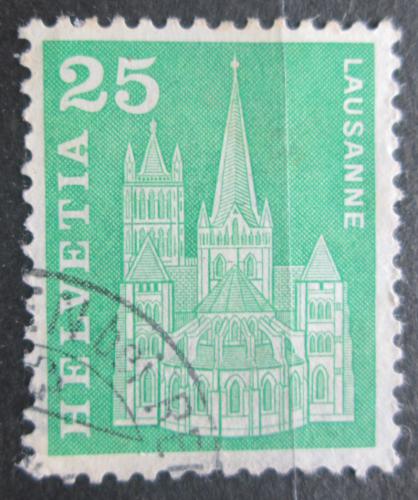 Poštová známka Švýcarsko 1960 Katedrála v Lausanne Mi# 700 x