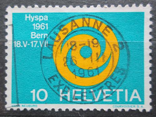 Poštová známka Švýcarsko 1961 Výstava HYSPA Mi# 728