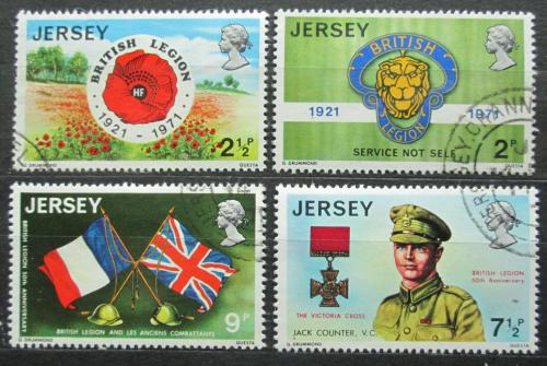 Potov znmky Jersey 1971 Britsk legie, 50. vroie Mi# 53-56 Kat 5
