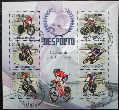 Poštové známky Mozambik 2010 Slavní cyklisti Mi# 3725-30 Kat 10€
