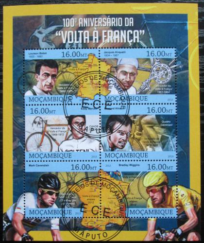 Poštové známky Mozambik 2013 Tour de France, cyklistika Mi# 6448-53 Kat 10€