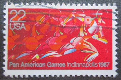 Potov znmka USA 1987 Pan-americk hry, Indianapolis Mi# 1863
