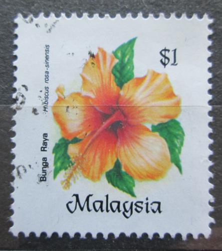 Poštová známka Malajsie 1984 Ibišek èínská rùže Mi# 296 Kat 4.50€