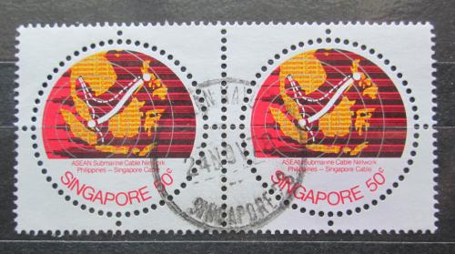 Potov znmky Singapur 1978 Mapa pr Mi# 312
