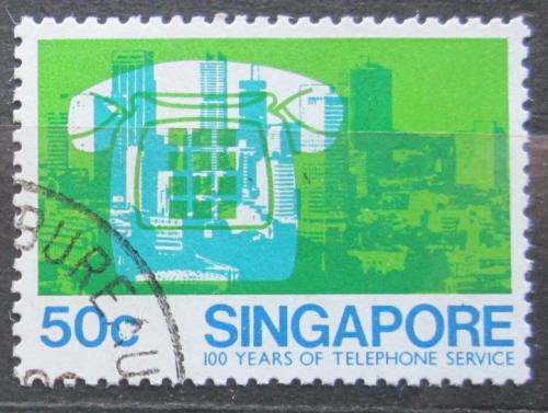 Potov znmka Singapur 1979 Telefon, 100. vroie Mi# 333