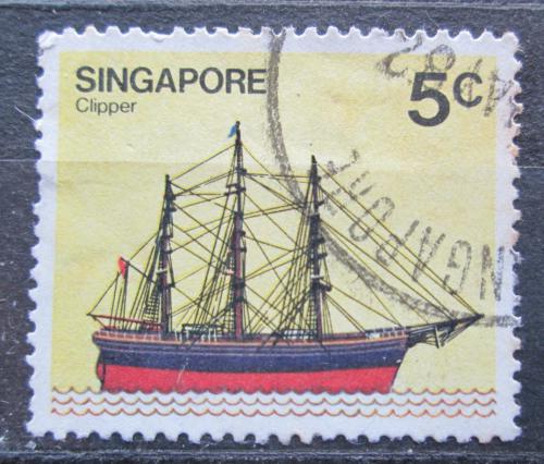 Potov znmka Singapur 1982 Plachetnice Mi# 343 y