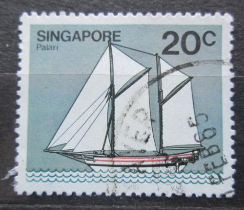 Poštová známka Singapur 1981 Plachetnice Mi# 346 y