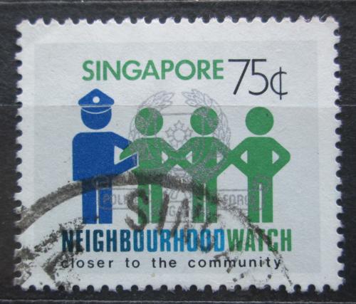 Potov znmka Singapur 1983 Sledovn soused Mi# 428  - zvi obrzok