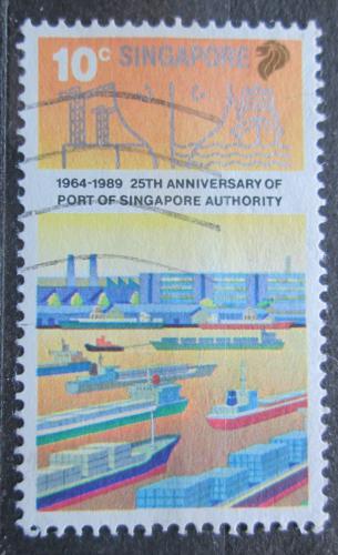 Poštová známka Singapur 1989 Prístav Mi# 565