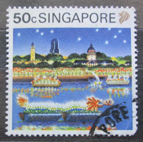 Poštová známka Singapur 1990 Ohòostroj Mi# 605