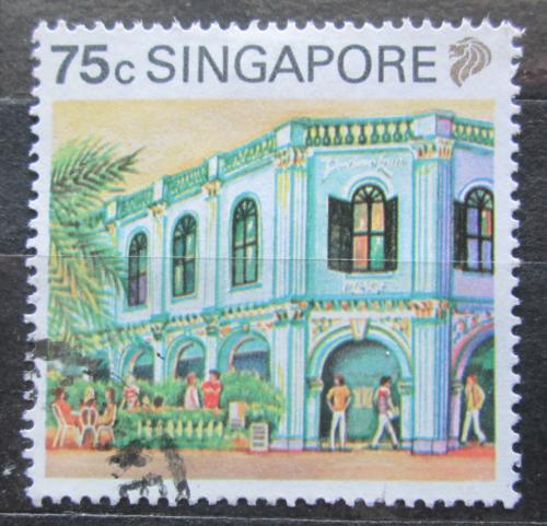 Poštová známka Singapur 1990 Námìstí Peranakar Mi# 606