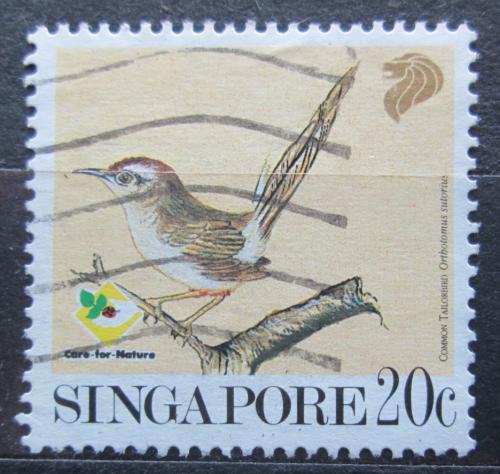 Poštová známka Singapur 1991 Krejèiøík obecný Mi# 636
