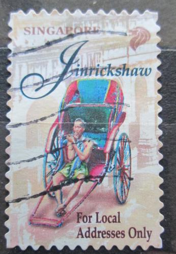 Poštová známka Singapur 1997 Rikša Mi# 832