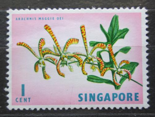 Poštová známka Singapur 1967 Arachnis Maggi Oei Mi# 53 Y