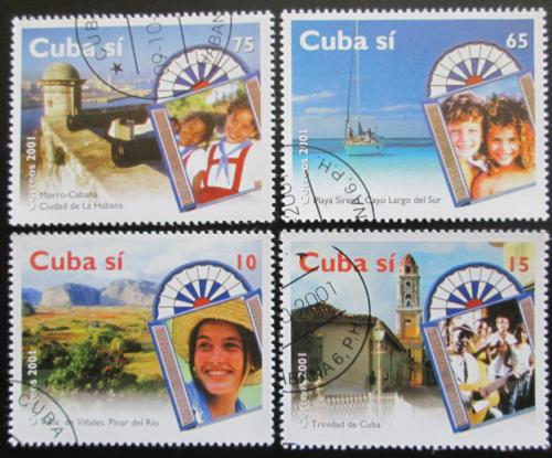 Potov znmky Kuba 2001 Turistika Mii# 4373-76 Kat 4.40