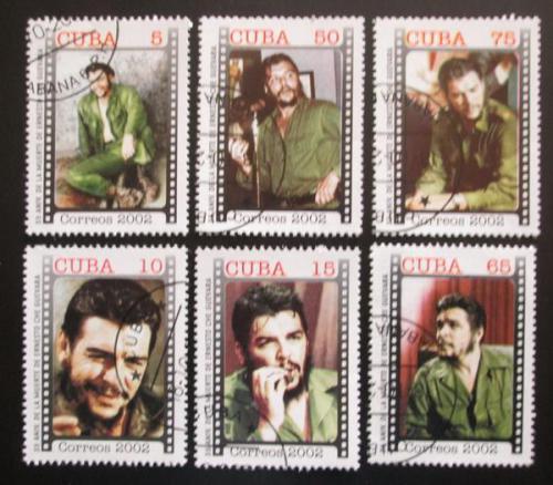 Poštové známky Kuba 2002 Ernesto Che Guevara Mi# 4453-58 Kat 6.50€