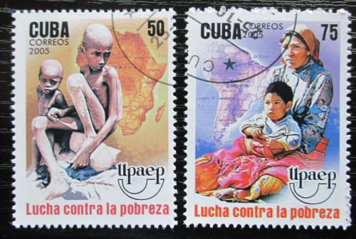 Potov znmky Kuba 2005 Boj s chudobou Mi# 4733-34