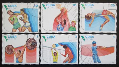 Potovn znmky Kuba 1983 Pan-americk hry Mi# 2747-52 - zvi obrzok