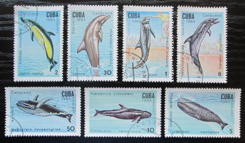 Poštové známky Kuba 1984 Ve¾ryby Mi# 2828-34