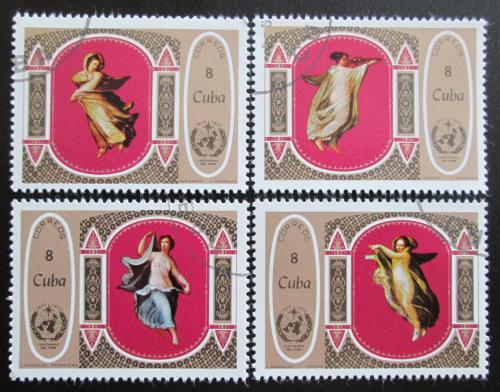 Poštové známky Kuba 1973 Meteorologická organizace Mi# 1898-1901