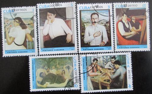 Poštové známky Kuba 1977 Umenie, Jorge Arche Mi# 2234-39