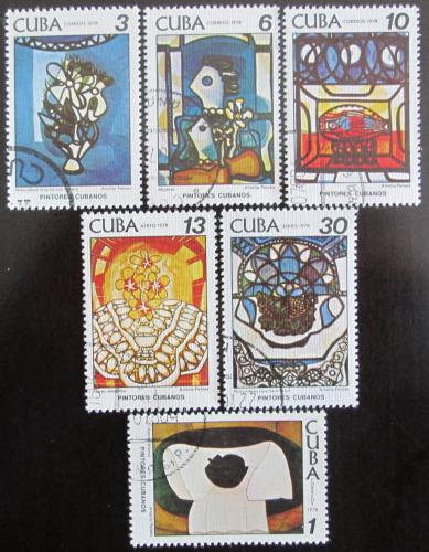 Poštové známky Kuba 1978 Umenie, Amelia Casal Mi# 2337-42