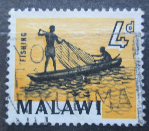 Potov znmka Malawi 1964 Rybolov Mi# 5