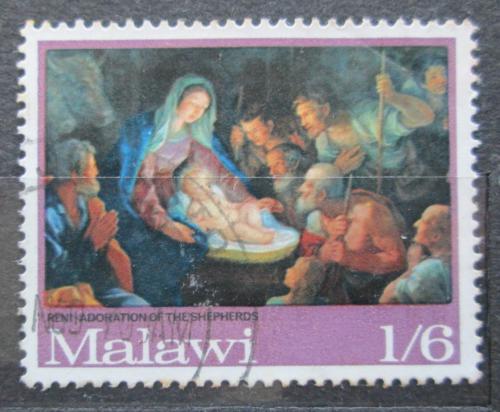 Potov znmka Malawi 1968 Vianoce, umenie, Guido Reni Mi# 90 - zvi obrzok