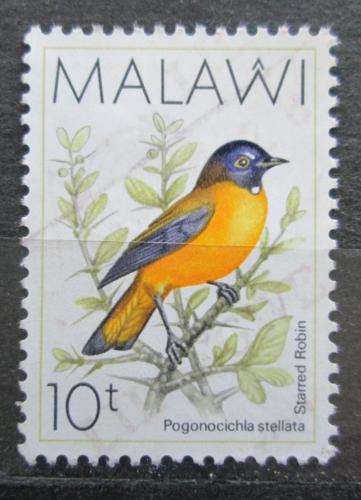 Poštová známka Malawi 1988 Èervenka hvìzdièková Mi# 506