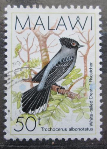 Poštová známka Malawi 1988 Lejskovec lesní Mi# 511