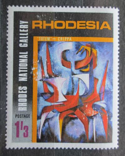 Poštová známka Rhodésia, Zimbabwe 1967 Umenie, Roberto Crippa Mi# 64